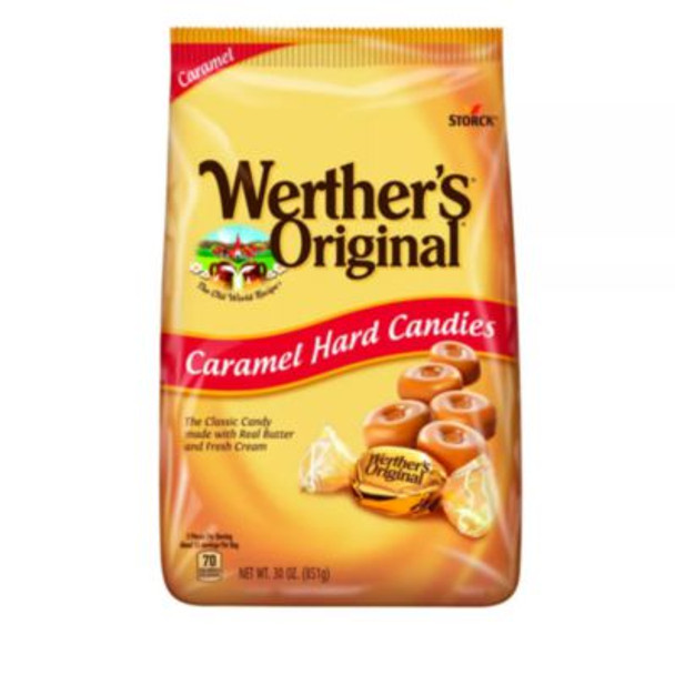 Werther\\'s® Original® Original Hard Candies, Caramel, 30 oz Bag 0072799933487