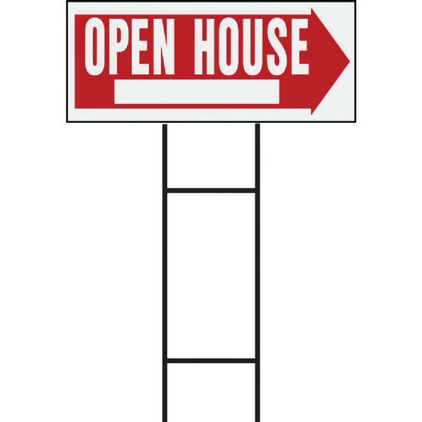 Hy-Ko Corrugated Plastic Sign, Open House RS-803