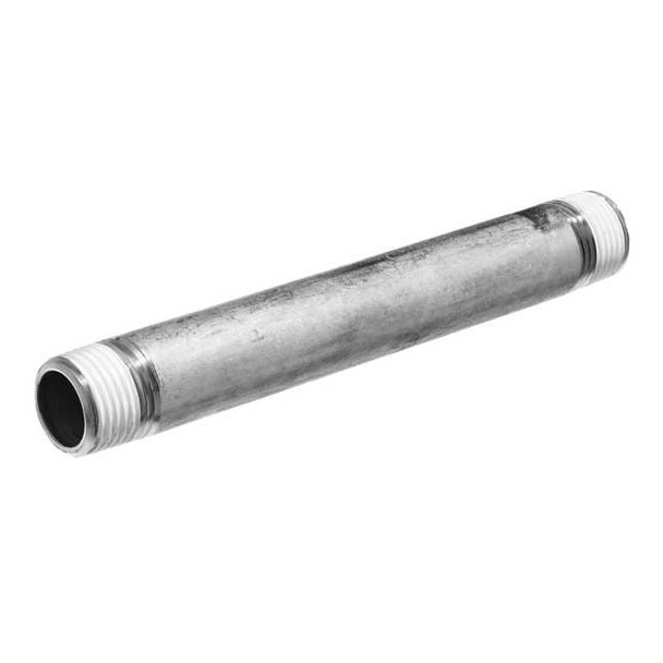 Manufacturer Varies Nipple,Schedule 40,5/8" ID,304 SS,8" L ZUSA-PF-1510