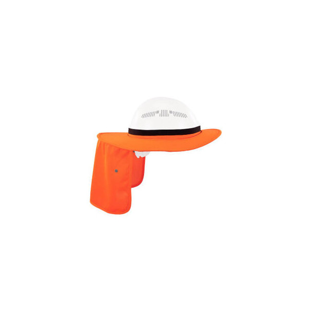 Ergodyne Chill-Its 6661 Universal Hard Hat Brim with Neck Shade One Size Orange