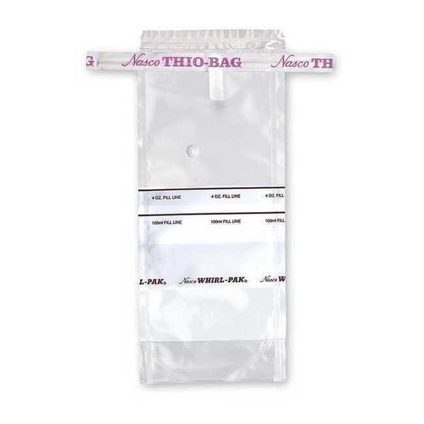 Whirl-Pak Sampling Bag,Polyethylene,3.4 oz.,PK100 B01402