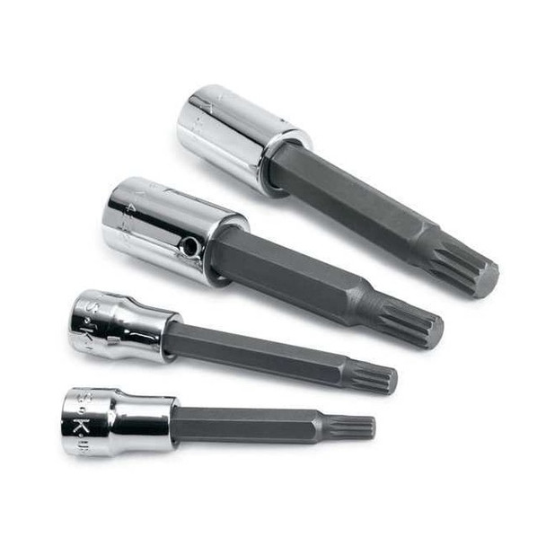 Sk Professional Tools 3/8", 1/2" Drive Socket Set, Metric, 4 pcs 19704