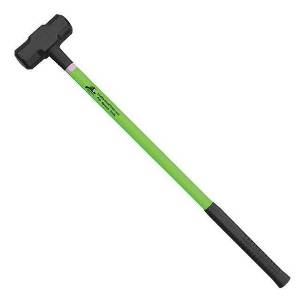 Sledge Hammer, 36" Lime Fiberglass Handle, 12 lb. Head
