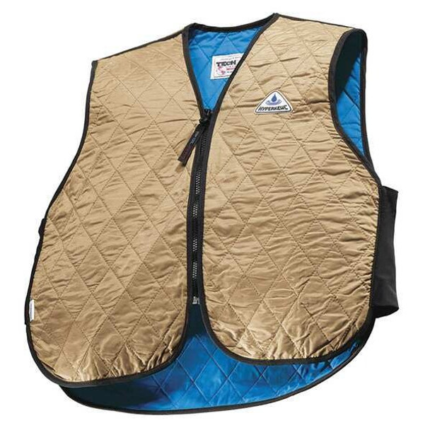 Techniche Cooling Vest,Khaki,5 to 10 hr.,2XL 6529-KHAKI2XL Techniche Cooling Vest,Khaki,5 to 10 hr.,2XL 6529-KHAKI2XL
