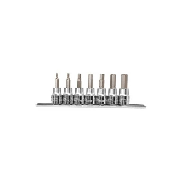 K-Tool International Metric Hex Bit Socket Set,3/8"Dr,7 pcs. KTI-27970