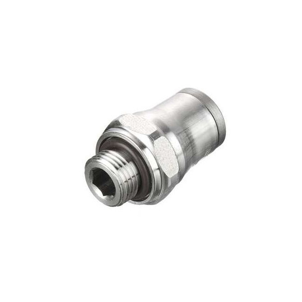Legris Stud, SS, Metric 5 mm, Push-Fit 6 mm 3801 06 19