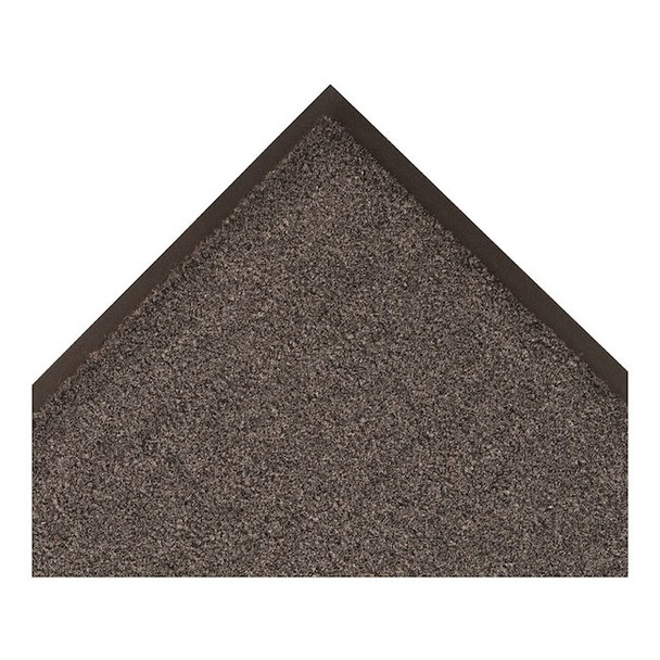 Entrance Mat, Polypropylene, 5/16 in Thick, Charcoal, 3 ft W x 5 ft L