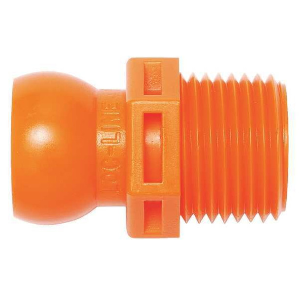 Loc-Line Male NPT Connector,1/2In,PK50 59865