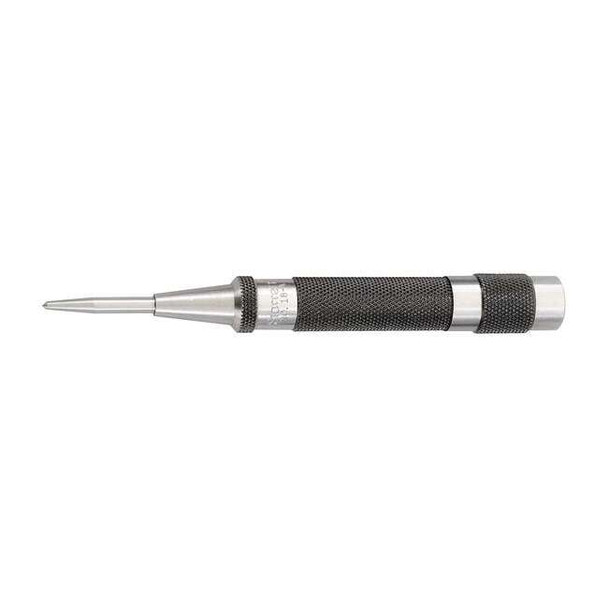 Starrett Automatic Center Punch,9/16 D x 5 L 18A