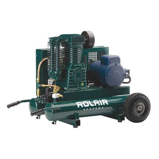 Rolair Portable Air Compressor,9gal,Wheelbarrow 5230K30-0095