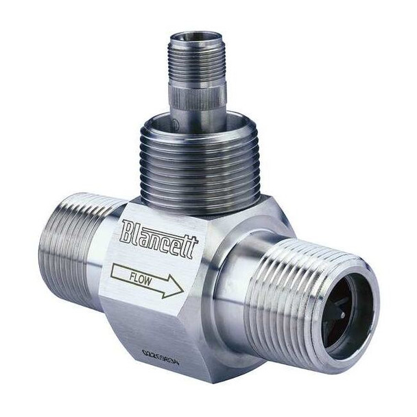 Blancett Flowmeter,TurbineGPM,15GPM,1 In MNPT B110-750
