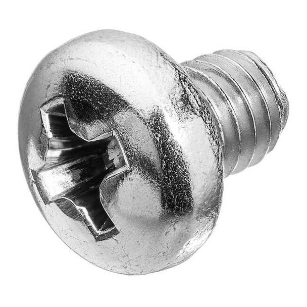 1/4"-20 x 1 in Phillips Pan Machine Screw, Passivated 316 Stainless Steel, 25 PK