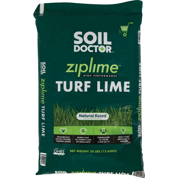 Soil Doctor Ziplime 30 Lb. Pelletized Turf Lime 54051101