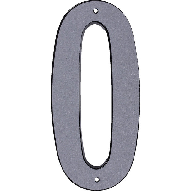 Hy-Ko 4 In. Reflective Plastic Number 0  30650-5