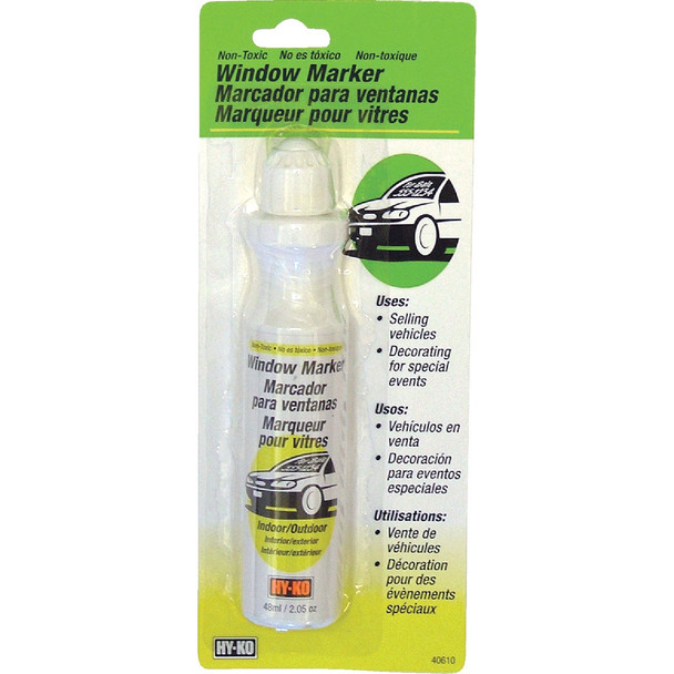 Hy-Ko White Window Marker 40610 Hy-Ko White Window Marker 40610