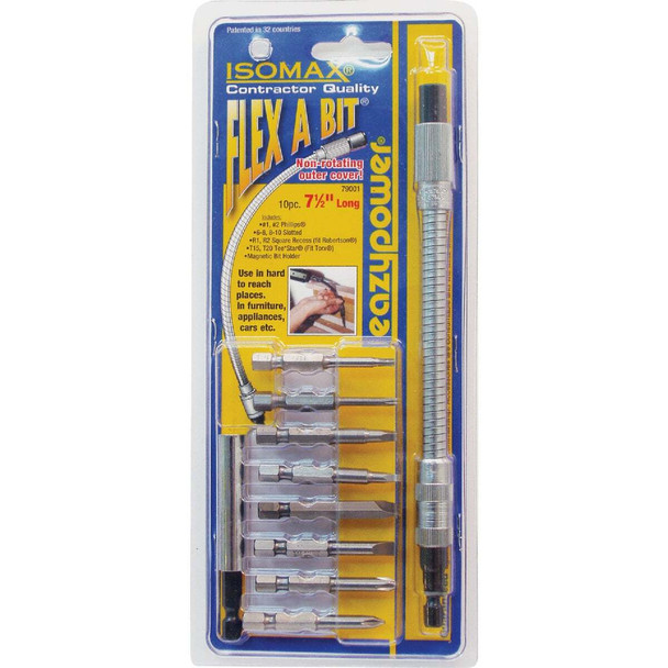 Eazypower Flex-A-Bit Flexible Bit Extension, 10 Piece 79001
