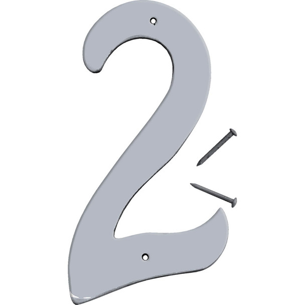 Hy-Ko 4 In. Satin Nickel Number 2 SN-40/2