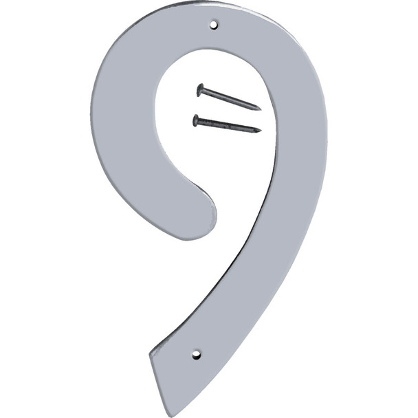 Hy-Ko 4 In. Satin Nickel Number 9 SN-40/9