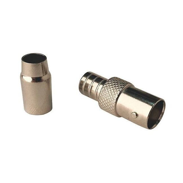Vitek Coaxial Crimp Connector,BNC Female,PK10 VT-BNC-FRG610