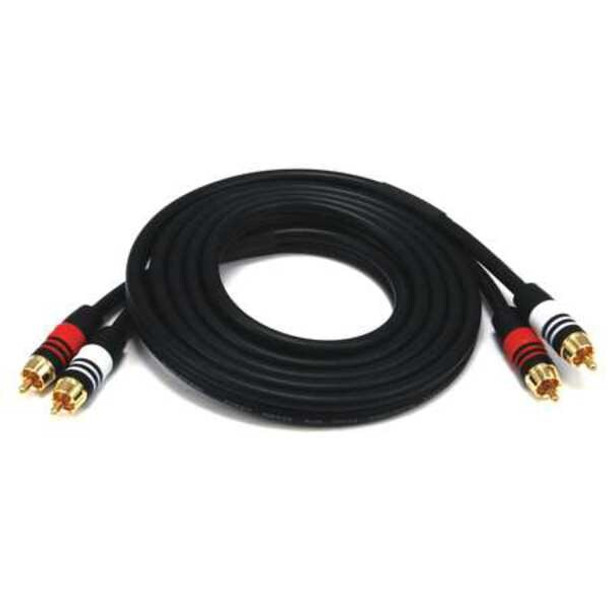 Monoprice A/V Cable,2 RCA M/M, 6ft 2864