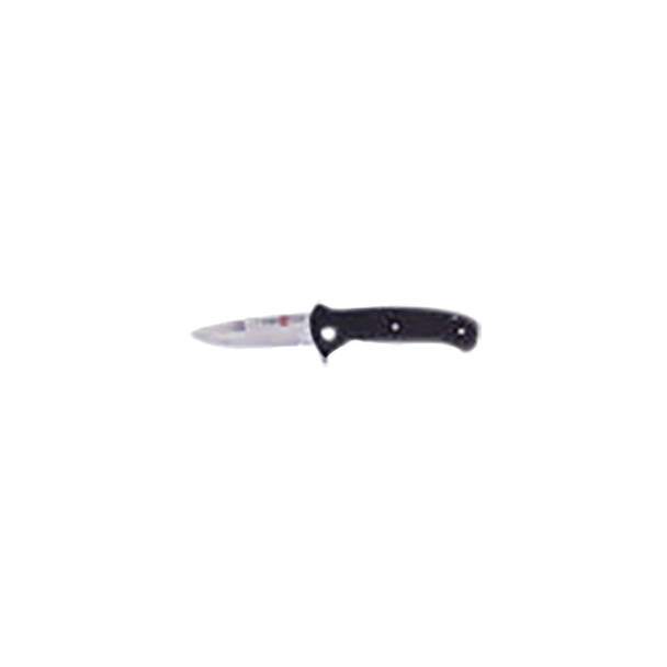 KNIFE S2020 LLSA D2 58HRC SATIN 3.6IN TRAD G10 BLACK AMK2202