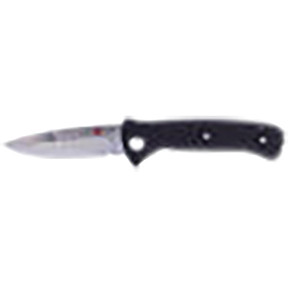 KNIFE MS2020 LLSA D2 58HRC SATIN 3IN TRAD G10 BLACK AMK2200