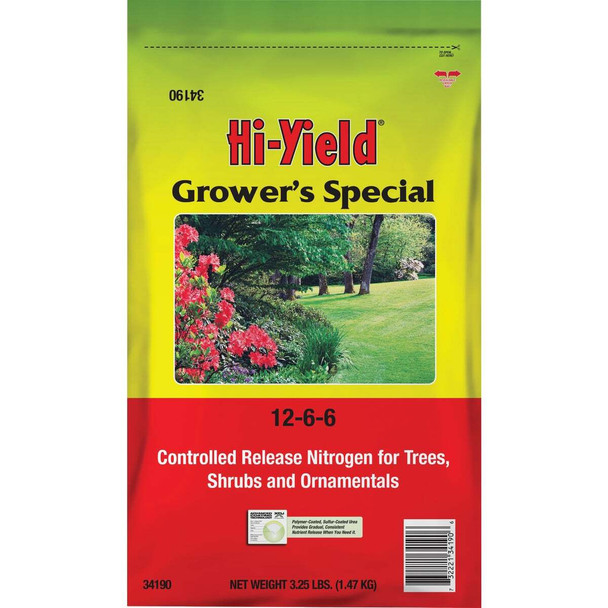 Hi-Yield Grower's Special 3.25 Lb. 12-6-6 Controlled Release Nitrogen 34190