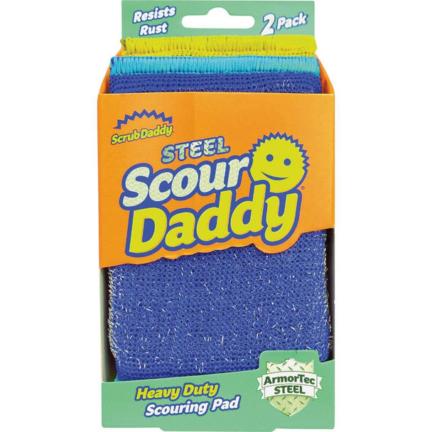 Scrub Daddy Scour Daddy Steel Scouring Pad (2-Pack) FG6000002006CS0EN01