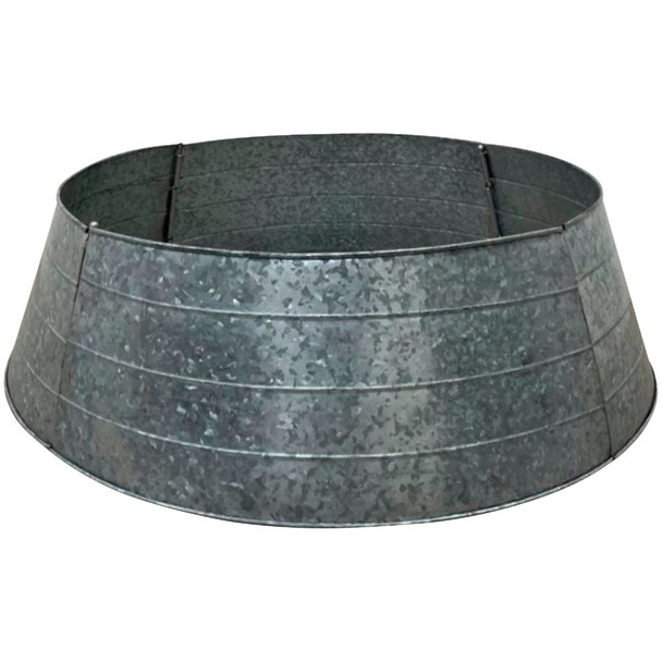 26 In. Dia. Galvanized Metal Christmas Tree Collar AZM-0118-SM