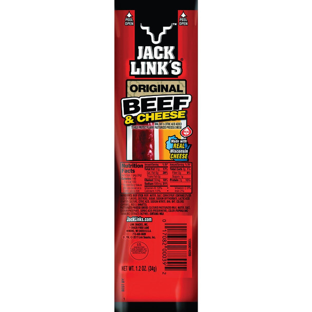 Jack Link's Original Beef & Cheese Combo 1.2 Oz. Meat & Cheese Snack Display