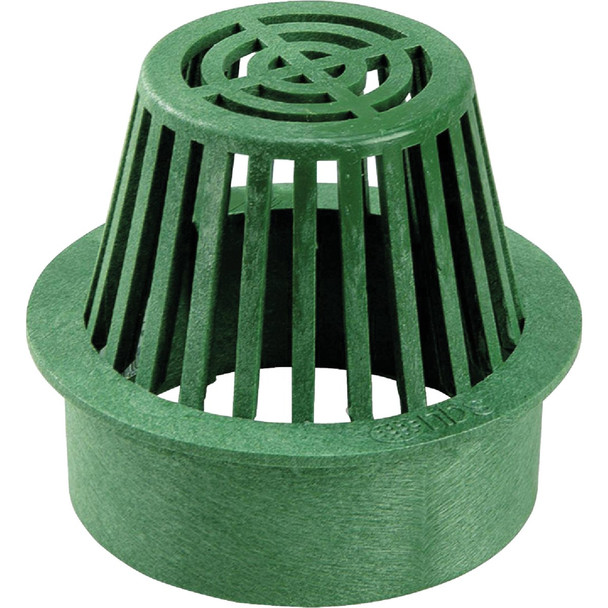 NDS 3 In. Green Structural Foam Polyethylene Atrium Drain Grate 70