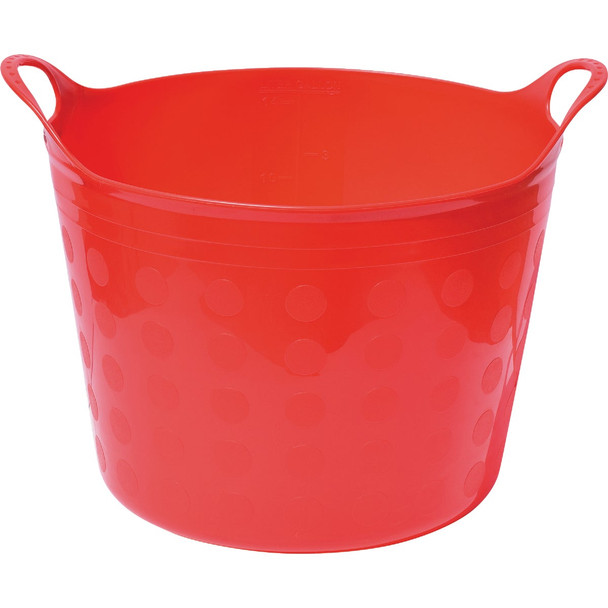 Tuff Stuff 7 Gal. Red Plastic Flex Tub F7-RD