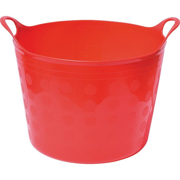 Tuff Stuff 16 Gal. Red Plastic Flex Tub F16-RD