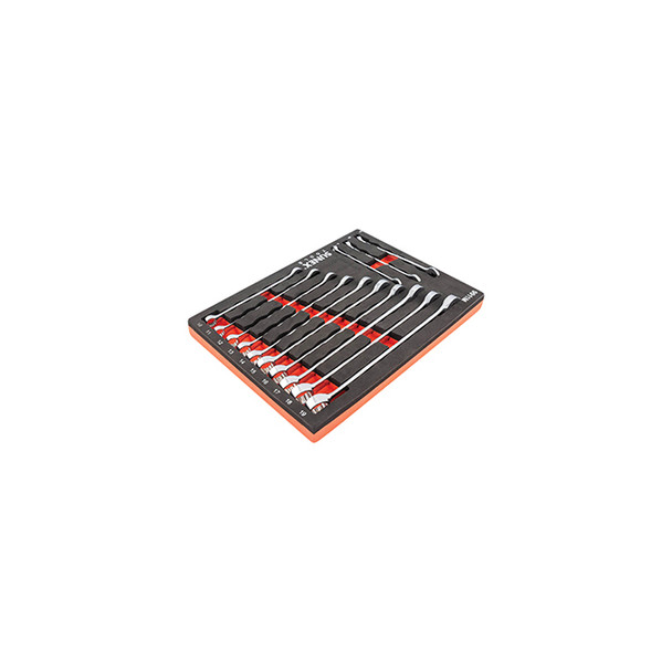 13 PC. V-GROOVE METRIC WRENCH SET IN EVA FOAM 7MM-19MM 9911M