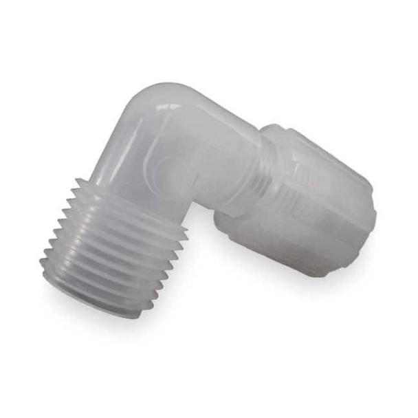 Pargrip Elbow, 90, PFA, PTFE, ETFE, Comp, 1/4Inx3/8In GAME-46