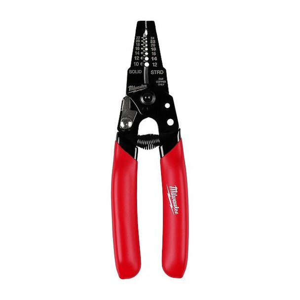 Milwaukee Tool 10-24 AWG Compact Dipped Grip Wire Stripper & Cutter 48-22-3043