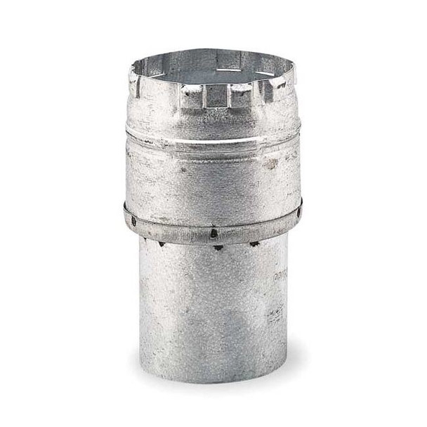 Ameri-Vent Appliance Connector,4" Dia.,6" L 4FCAC