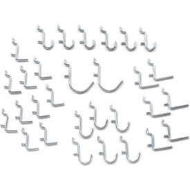 Global Industrial 30 Piece Peg Hook Set (Small Hooks)