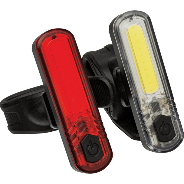 Pharos 650 LED USB Rechargeable Bicycle Light Set 7133310