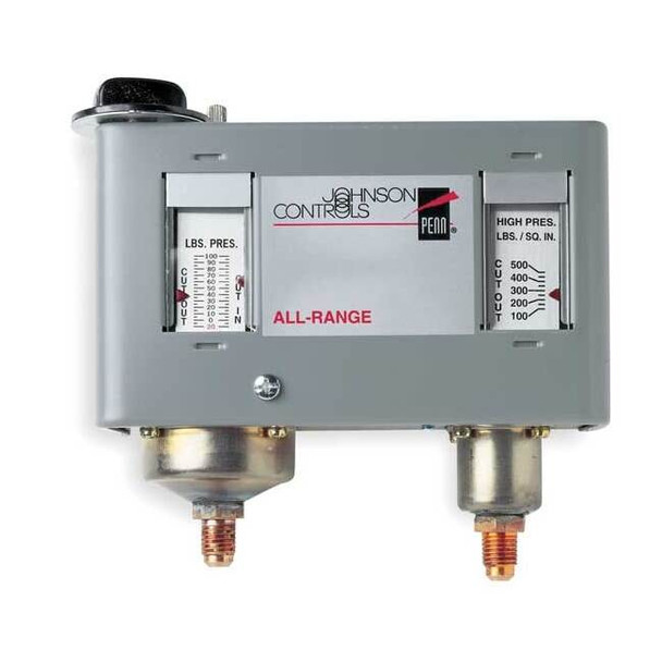Johnson Controls Dual Pressure Control, Differential,SPST P170MA-18C