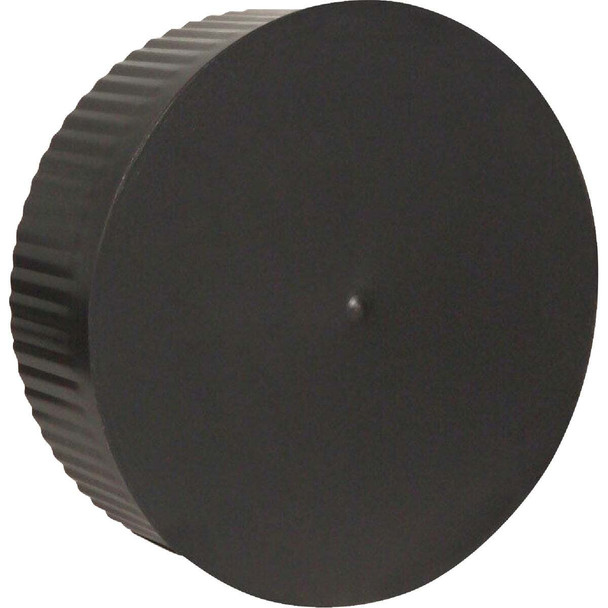 Imperial 7 In. Dia. 24 Ga. BE Crimp End Cap, Black BM0152