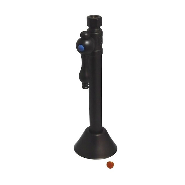 CC83255 1/2" Sweat, 3/8" O.D. Comp Straight Shut-off Valve w/5" Extnsn