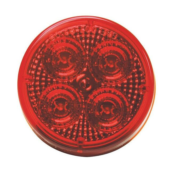 Roadpro Diamond Lens Sealed Light, 2.5 Round LED, Color: Red RP1010RDL