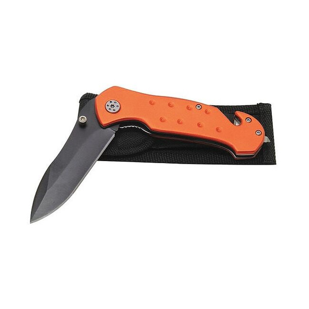 Roadpro Folding Lock Knife,w/Nylon Case,4" SST-60241
