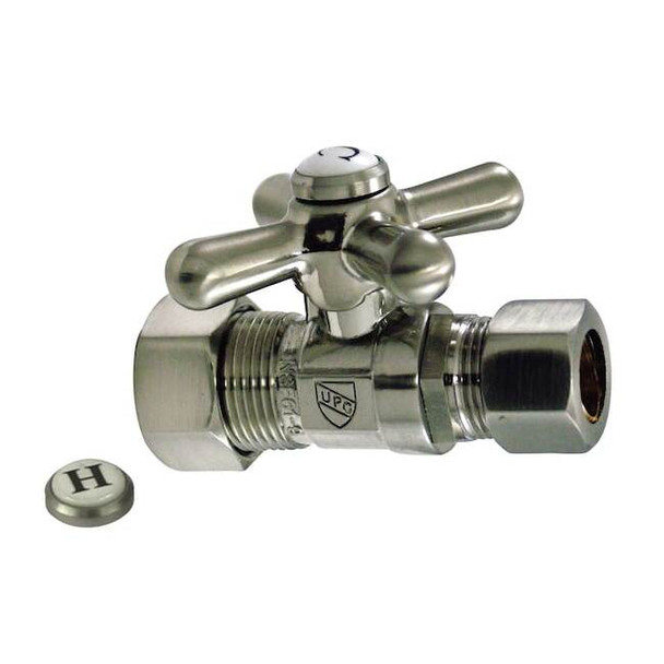 Vintage CC44458X 5/8" OD Comp X 1/2" OD Comp Straight Shut-Off Valve CC44458X