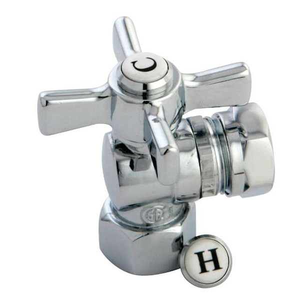 Millennium CC44101ZX 1/2" FIP X 1/2" or 7/16" Slip Joint Angle Stop CC44101ZX