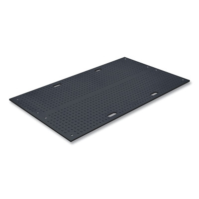 TrakMat® Ground Protection Mat, 0.5 in Thick x 44.5 in W x 96 in L, Black