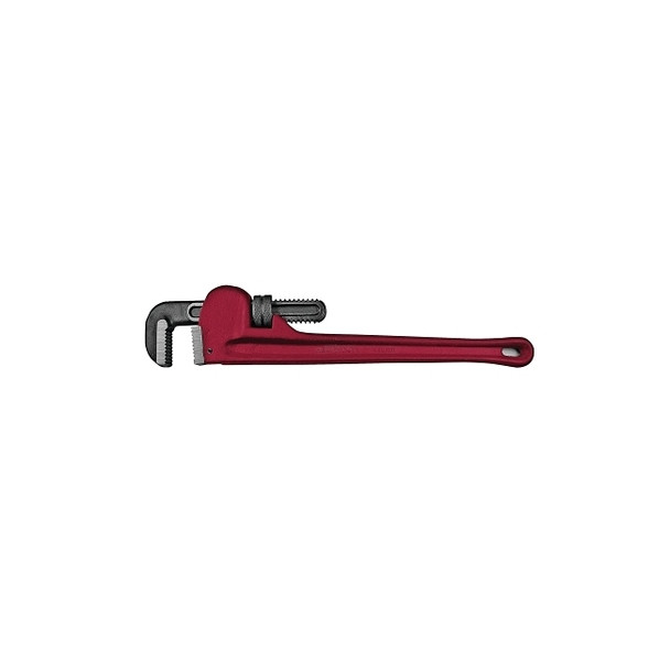 Adjustable Pipe Wrench, 15° Head Angle, Drop Forged Steel Jaw, 12 in