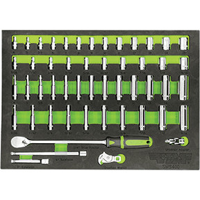 51 PC. 1/4IN DR. SOCKET MASTER SET SMS400