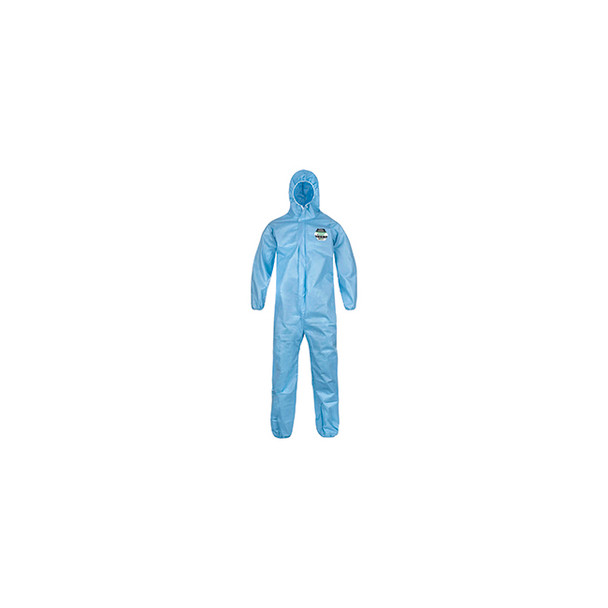 SafeGard® SMMS Global Pattern Coverall - Respirator Fit Hood, 2X/3X SSG428B-2X3X